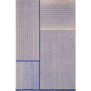 Kortluvet tæppe Monokrom med frynser, design Folkform