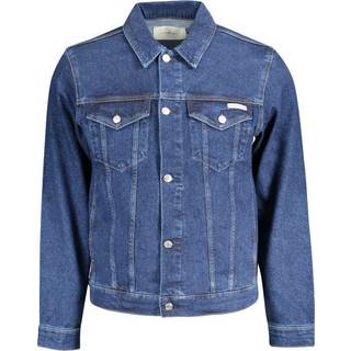 Calvin Klein Blue Cotton Men Jacket