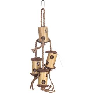 Bird Toy Bamboo Small – Naturligt Legetøj til Små Papegøjer 38x11 cm
