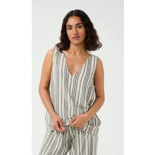 Kaffe KAmilia Bluse - Natur - Str 42 - Damer
