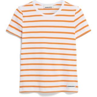 ARMEDANGELS Women's Kardaa Stripes T-shirt Damer størrelse L farve hvid