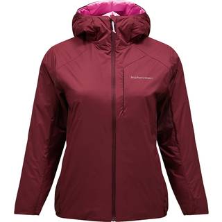 Peak Performance Women's Freelight Reversible Hood Syntetisk jakke Damer størrelse XL farve rød