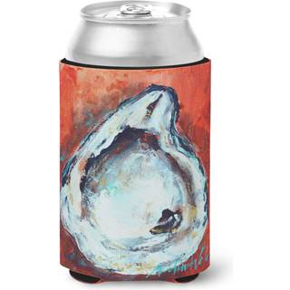 Caroline's Treasures MW1321CC Char Broiled Oyster Can eller flaske Hugger Køler Vaskbar Drink Sleeve Sammenfoldelig drikke Isoleret Holder kan kr