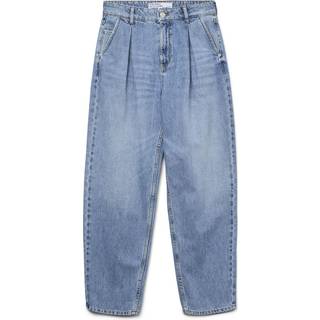 Vmetna Høj Talje Barrel Fit Jeans