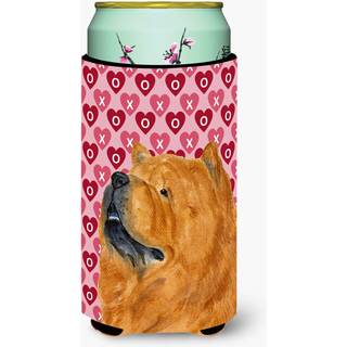 Caroline's Treasures SS4502TBC Chow Chow Hearts Love and Valentine's Day Portrait Tall Boy Hugger Kan k?ligere ?rme Hugger Machine Washable Drink