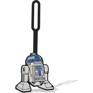 LEGO STAR WARS SILICONE Bagage -tag - R2 -D2 (52234) Ligelig overflade p? bagsiden til ID -identifikationsm?linger 6,5 tommer lang for rejses?kke