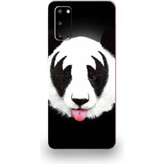 Mightyskins Skin til Samsung Galaxy S20 - Rock N Roll Panda | Beskyttende holdbar og unik vinylm?rkatindpakningsd?ksel | Let at anvende Fjern og
