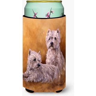 Caroline's Treasures HMHE0201TBC Westies af Michael Herring Tall Boy Hugger kan køligere ærme Hugger Machine Washing Drink Sleeve Hugger Sammenfo
