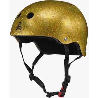 Triple Eight Glitter Sweatsaver Skate Hjelm (Guld)