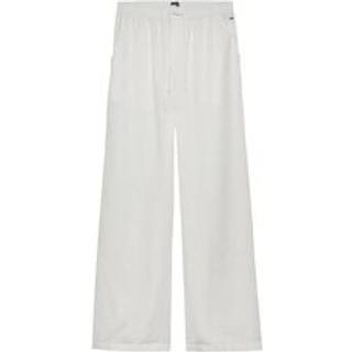 Wide Leg Trousers With Linen