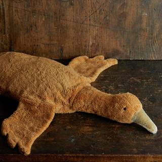 Senger Naturwelt Large Goose – Soft Toy & Heat Pad, 80 cm - Rust