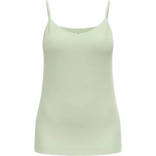 Odlo Women's Merino 160 Baselayer V-Neck Singlet Merino undertøj Damer størrelse L farve grøn