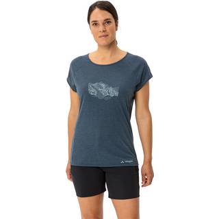 Vaude Women's Tekoa T-Shirt II Funktionsshirt Damer størrelse 36 farve blå