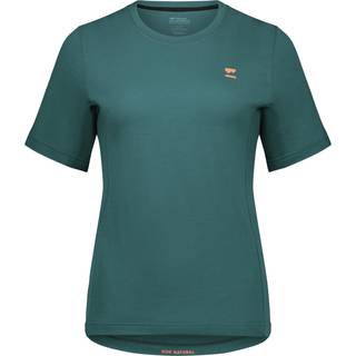 Mons Royale Women's Tarn Merino Shift Tee Cykeljersey Damer størrelse S farve turkis/blå