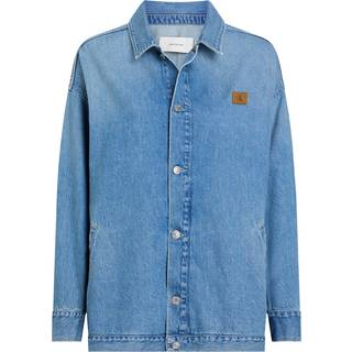 Relaxed Denim Shirt Jacket - Denim - XS