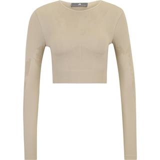 adidas by Stella McCartney TrueStrength Seamless Long Sleeve yogatop - Desert Sand-Smc