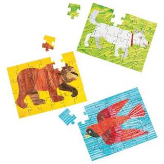 Fun Express - Brown Bear Puzzles for Birthday - Toys - Games - Puzzles - Birthday - 12 Pieces