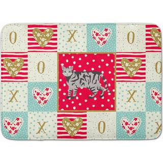 """" Caroline's Treasures European Shorthair #2 Cat Love Machine Washing Memory Foam Mat Doormats Multicolor """"