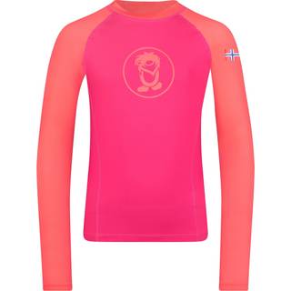 Trollkids Kid's Kvalvika Shirt Funktionsshirt Børn størrelse 110 farve pink