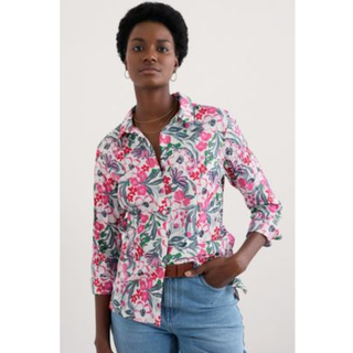 Seasalt Cornwall Seasalt Cornwall Pink Larissa 100% Cotton Shirt