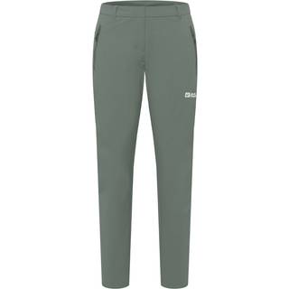 Jack Wolfskin Women's Hikeout Pants Slate Green, 38 Regular