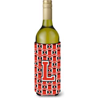 Brev L fodbold skarlagen