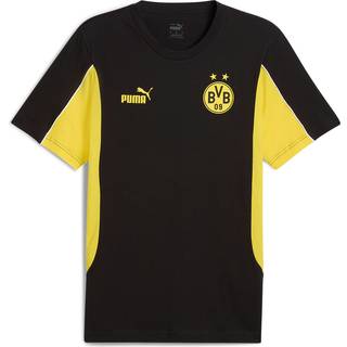 Men&#39;s Puma Borussia Dortmund ftbl ARCHIVE T-Shirt, Black, Size M, Sport - Faster Yellow - M