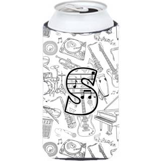 Letter S Musical Note Letters Tall Boy Beverage Isulator Hugger CJ2007-STBC