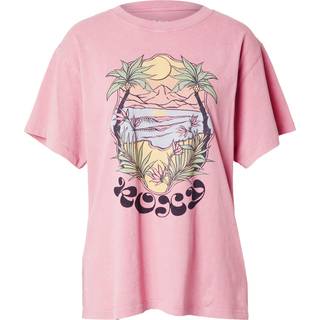 Roxy Women's Sunnyoversize Optic Wash T-shirt Damer størrelse M farve pink