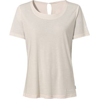 Vaude Women's Skomer Hiking T-Shirt II Funktionsshirt Damer størrelse 42 farve beige