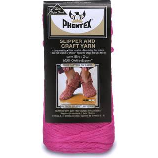 Phentex Slipper & Craft Yarn 3 Ounce Hot Pink Single Ball