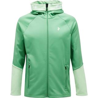 Peak Performance Rider Zip Hood Fleecejakke Herrer størrelse S farve grøn