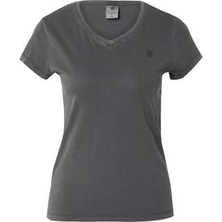 Overdyed Eyben Slim V-Neck Top 2.0 - Black - Women