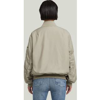 Bomber Padded Jacket - Beige - Women