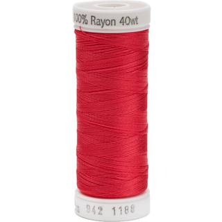 Sulky Rayon-tråd til syning af 250-yard rød geranium