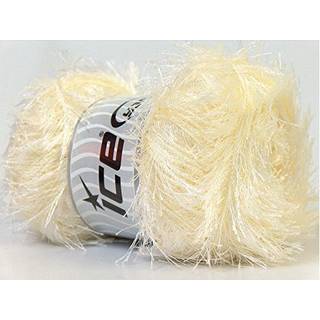 100 gram fløde øjenvipper garn is sjov pels 164 yard