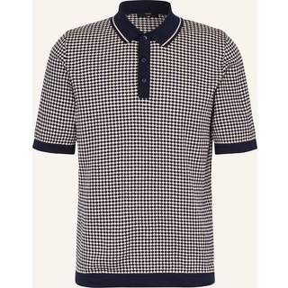 CINQUE Herren Polo-Shirt beige,blau gemustert
