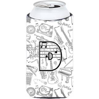 Brev D Musical Note Letters Tall Boy Beverage Isulator Hugger CJ2007-DTBC