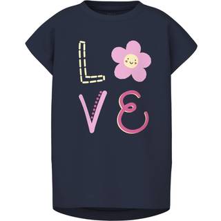 NAME IT Top Violet Navy Blazer Love