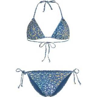 O'Neill Essentials Capri Bondey Bikini - 44 - yellow animal blur