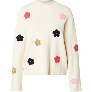 NÜMPH - Nuflow Pullover - Pristine - M - Hvid - Knit