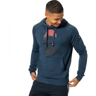 super.natural Favourite Sailor Hoodie Merinohoodie Herrer størrelse 52 - L farve blå