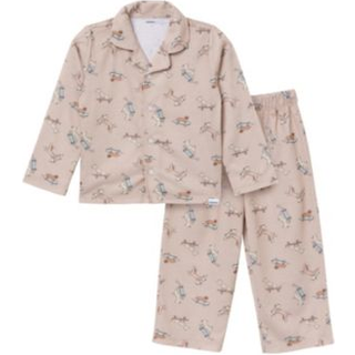 Gerber Toddler dreng og pige 2-delt frakke stil Pyjamas bukser s?t hund 4T