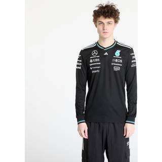 MERCEDES - AMG PETRONAS FORMULA ONE TEAM DRIVER AUTHENTIC LONG SLEEVE TRØJE - Black / White