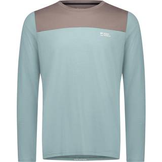 Mons Royale Diversion Merino Bike Jersey L/S Cykeljersey Herrer størrelse L farve turkis