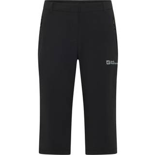 Jack Wolfskin Women's Hikeout 3/4 Pants Black, 42 Regular