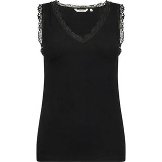 Cream Cryuni Top Toppe & T-Shirts 10613700 Pitch Black (XLARGE)