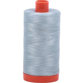 Aurifil mako bomuldstr?d solid 50wt 1422yds lyse gr? bl?