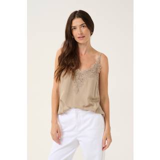 Cream CRAnna Top - Brun - Str 38 - Damer