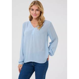 Kaffe Amber Bluse - Blå - Str 44 - Damer